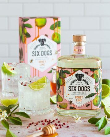 Six Dogs Honey Lime Gin 70cl